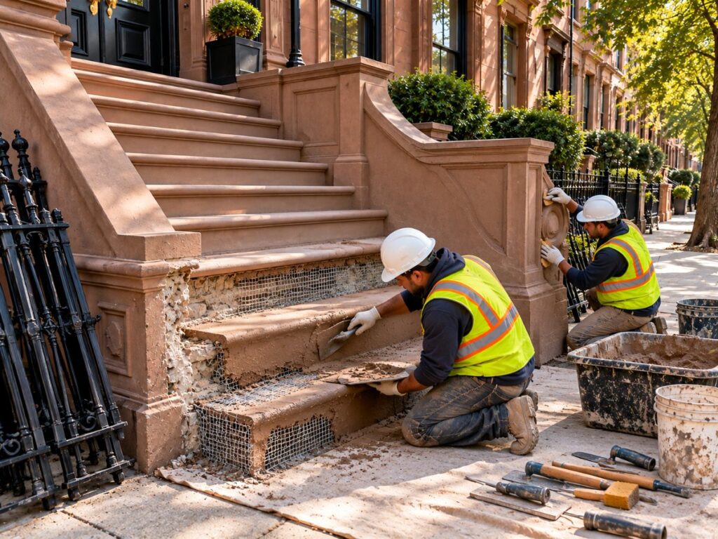 Home Stoops and Porches by Golden Stone Construction