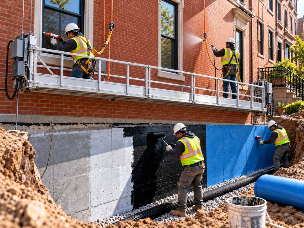 Waterproofing by Golden Stone Construction