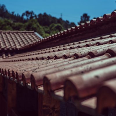 Home clay roof tile